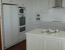 White acrylic bench