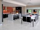Kiwi Kitchens design flair in black, white and orange
